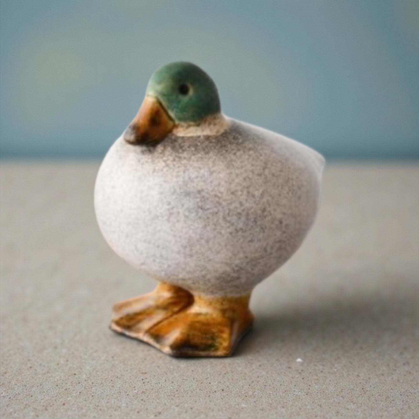Ceramic Speckled Duck Ornaments frtom Fig and Rose.