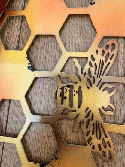 Bee Hive Garden Plaque from Fig and Rose