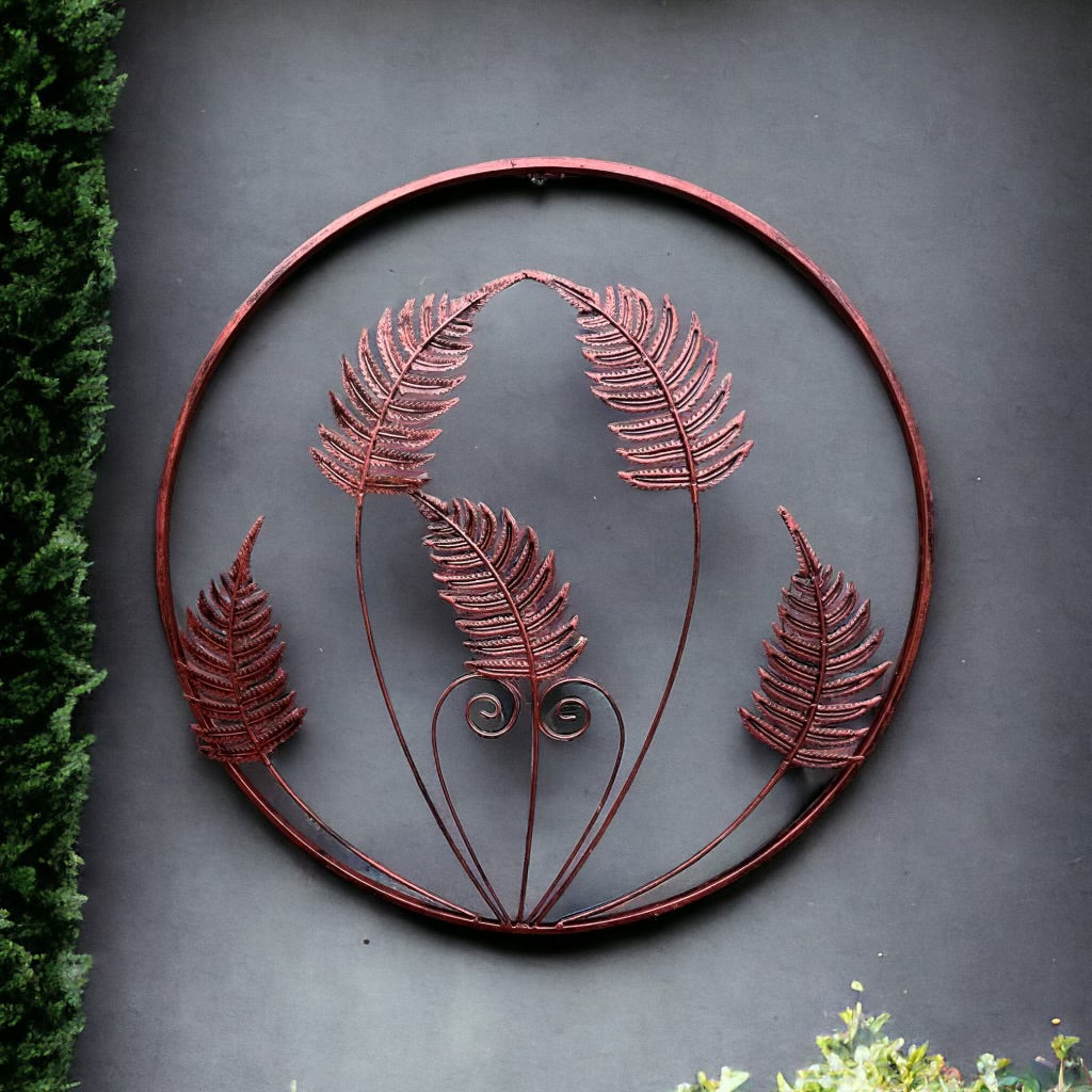 Fern Metal Wall Plaque