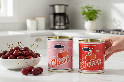 Cherry Retro Storage Tins