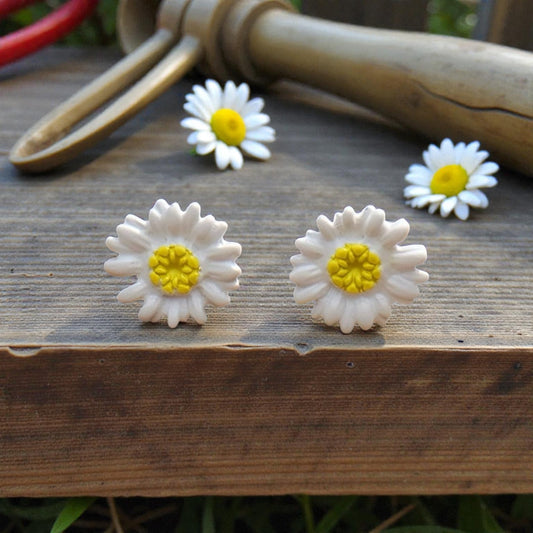 A Daisy Stud Earrings available to buy from Fig and Rose Home.