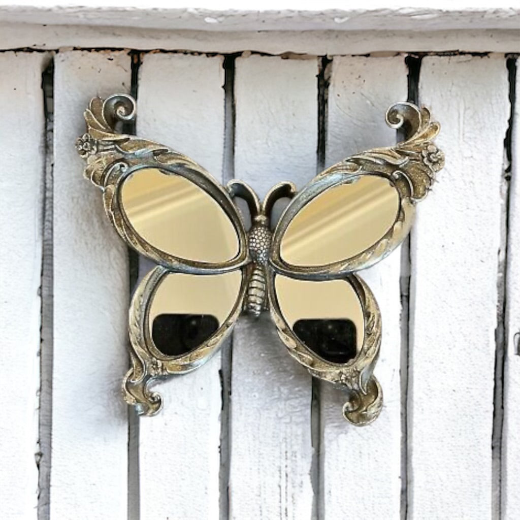 Mirror Butterfly Outdoor Wall Decor