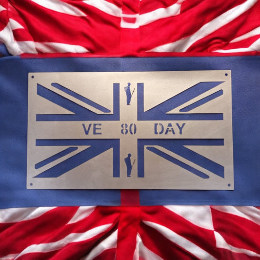 VE Day Metal Plaque
