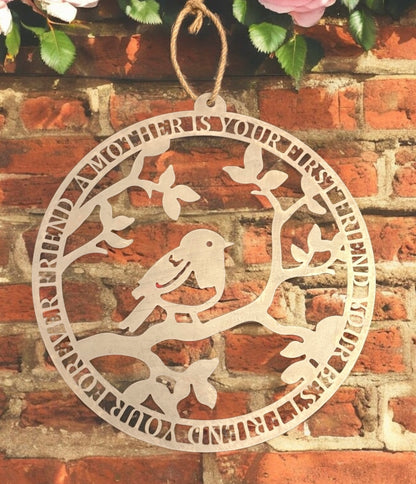 Mother’s Day Robin Plaque