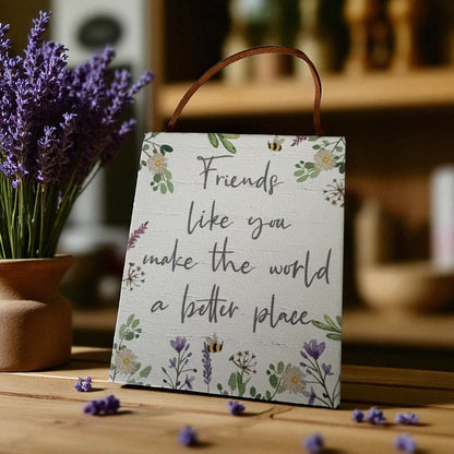 Wooden Plaques with Quotes