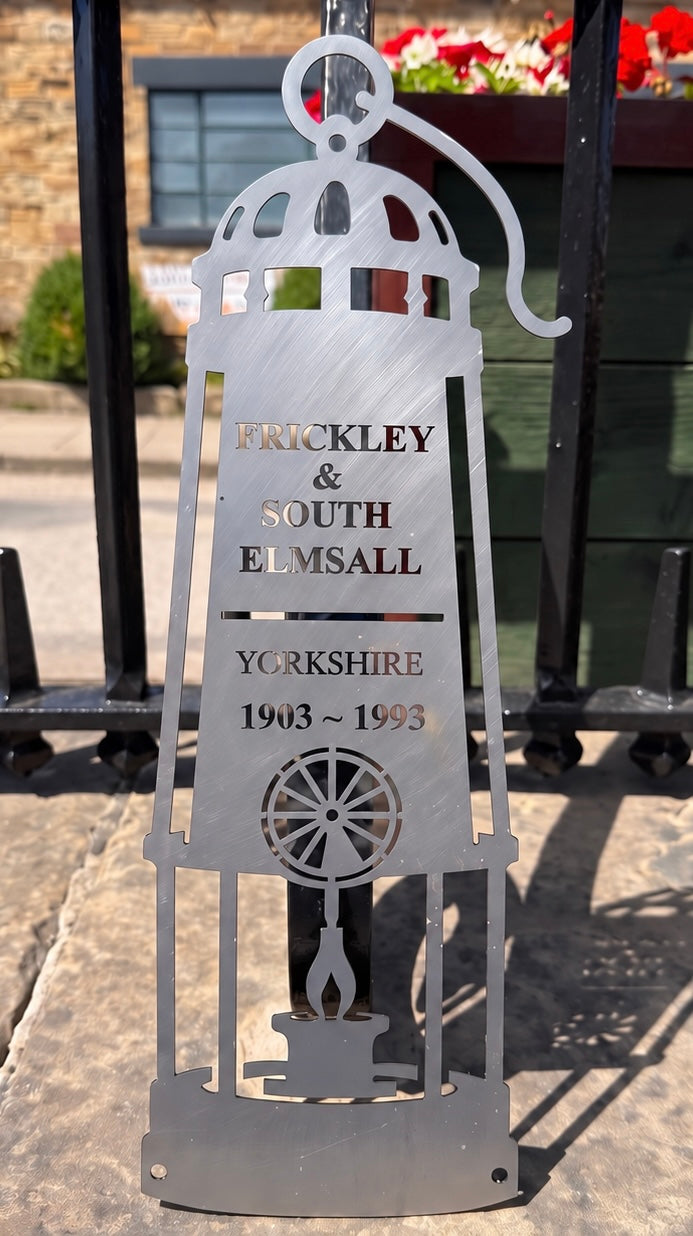 Personalised Coal Miners Lamp Sign