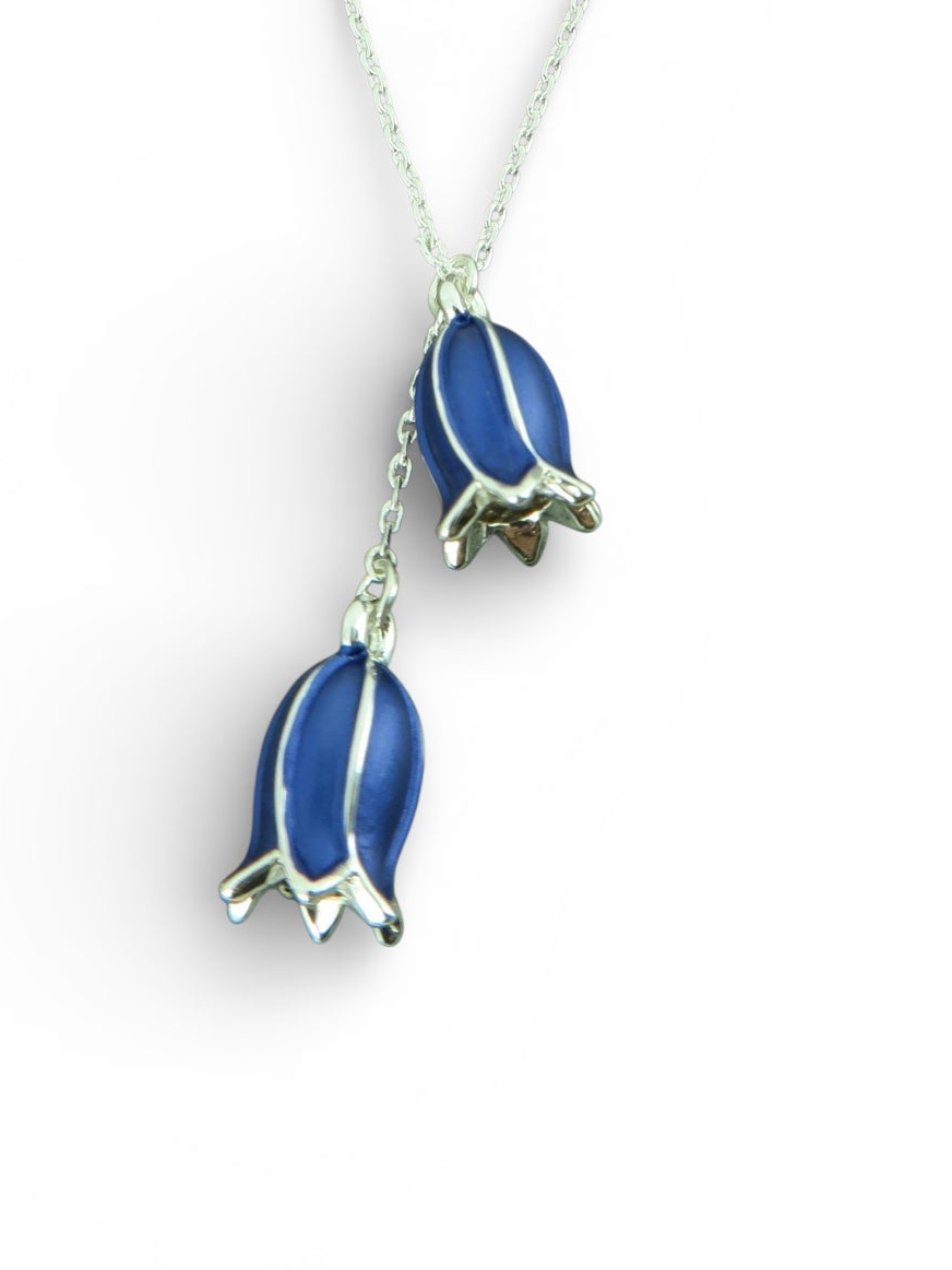A Bluebell Pendant Necklace available to buy from Fig and Rose Home.