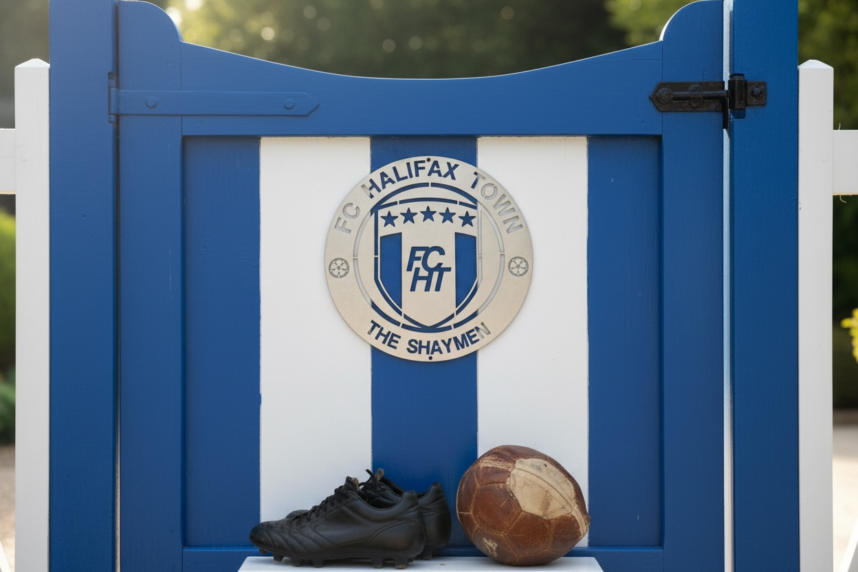 A FC Halifax Town Plaque from Fig and Rose.