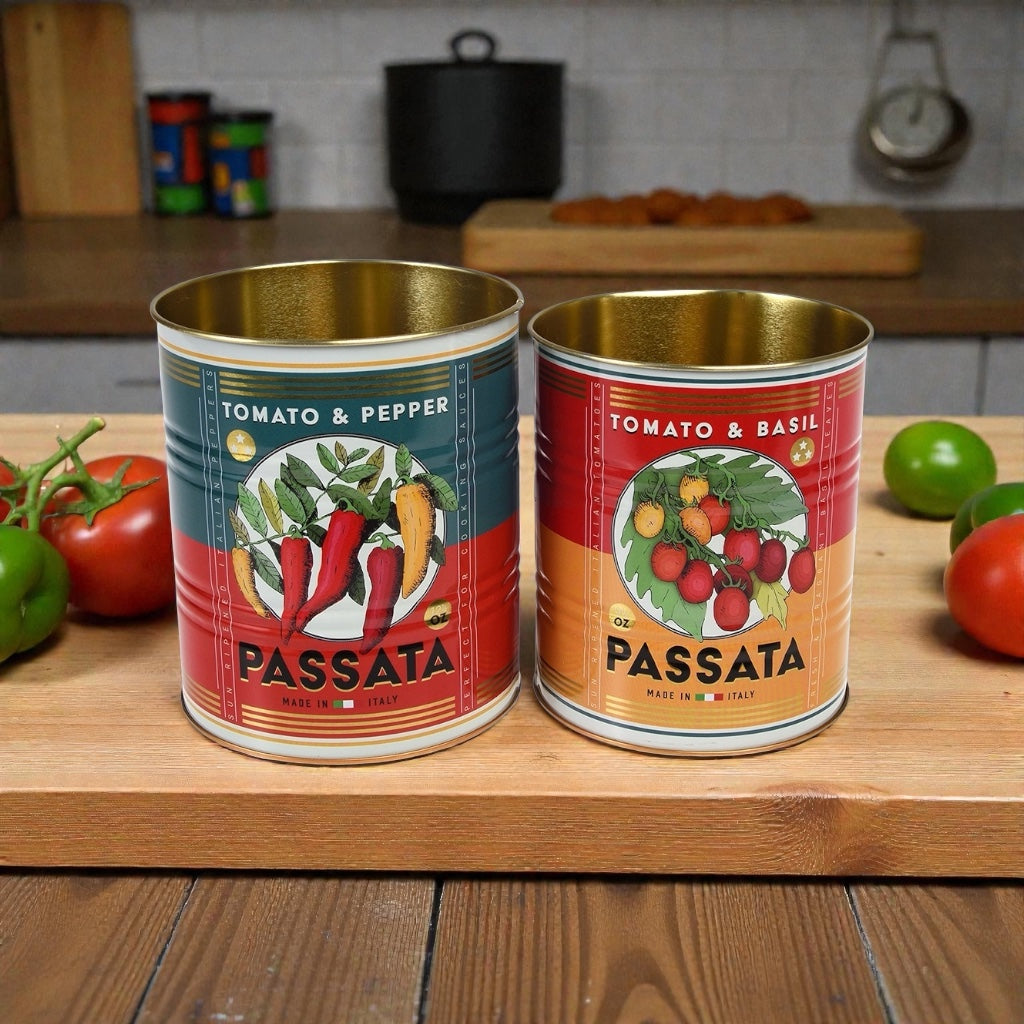 Passata Retro Storage Tins from Fig and Rose.