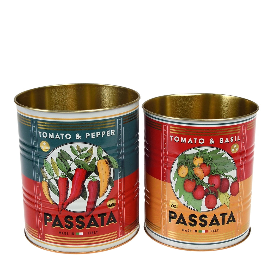Passata Retro Storage Tins from Fig and Rose.