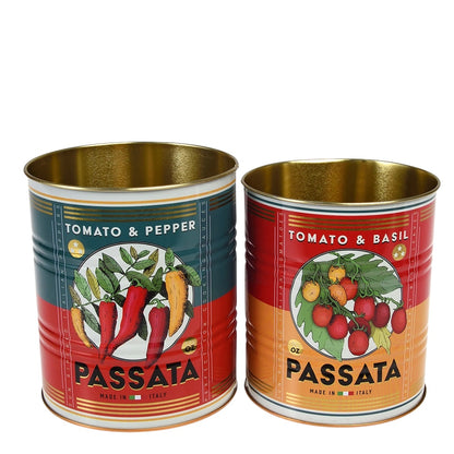 Passata Retro Storage Tins from Fig and Rose.