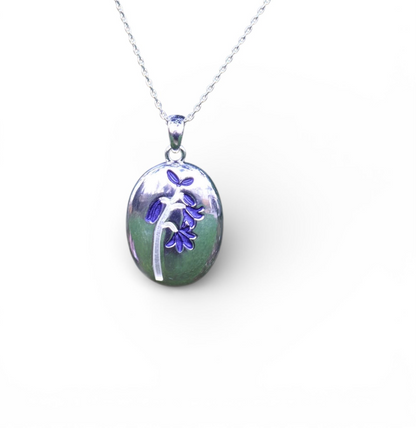 A Bluebell Necklace available to buy from Fig and Rose Home.