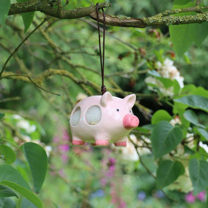 Bird Nesting Wool Holder - Ceramic Pig