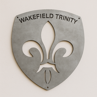 Wakefield Trinity Rugby Emblem – Metal Shield Plaque