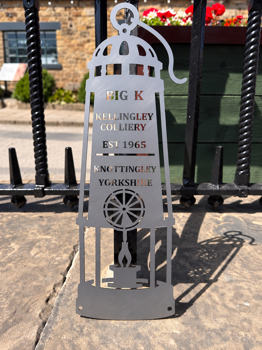 Personalised Coal Miners Lamp Sign
