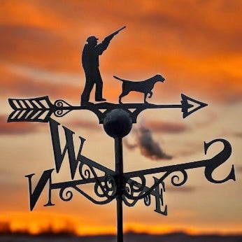 Shooter and Gun Dog Weathervane from Fig and Rose