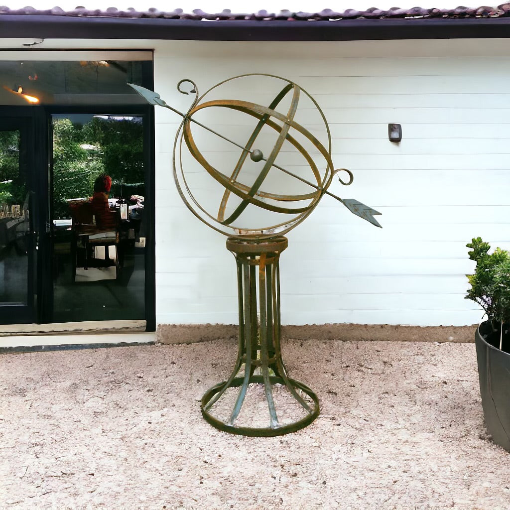 Rusty Large Armillary from Fig and Rose