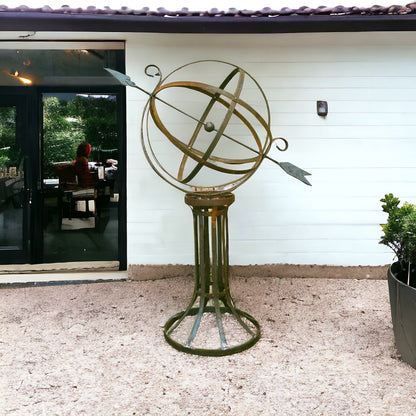 Rusty Large Armillary from Fig and Rose