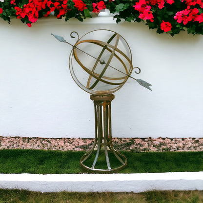 Rusty Large Armillary from Fig and Rose