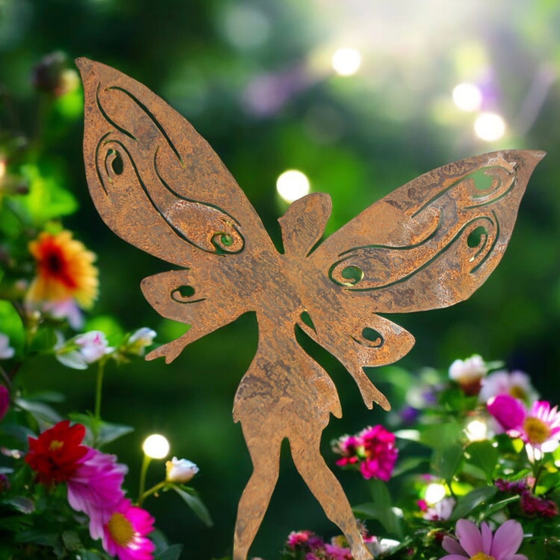 Metal Fairy Garden Stake from Fig and Rose.