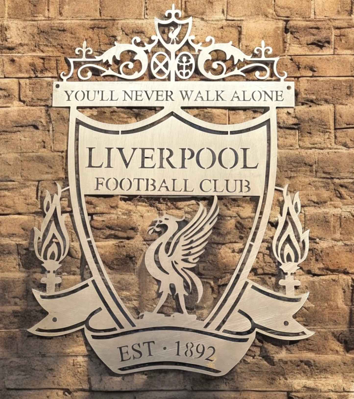 Liverpool FC Metal Plaque