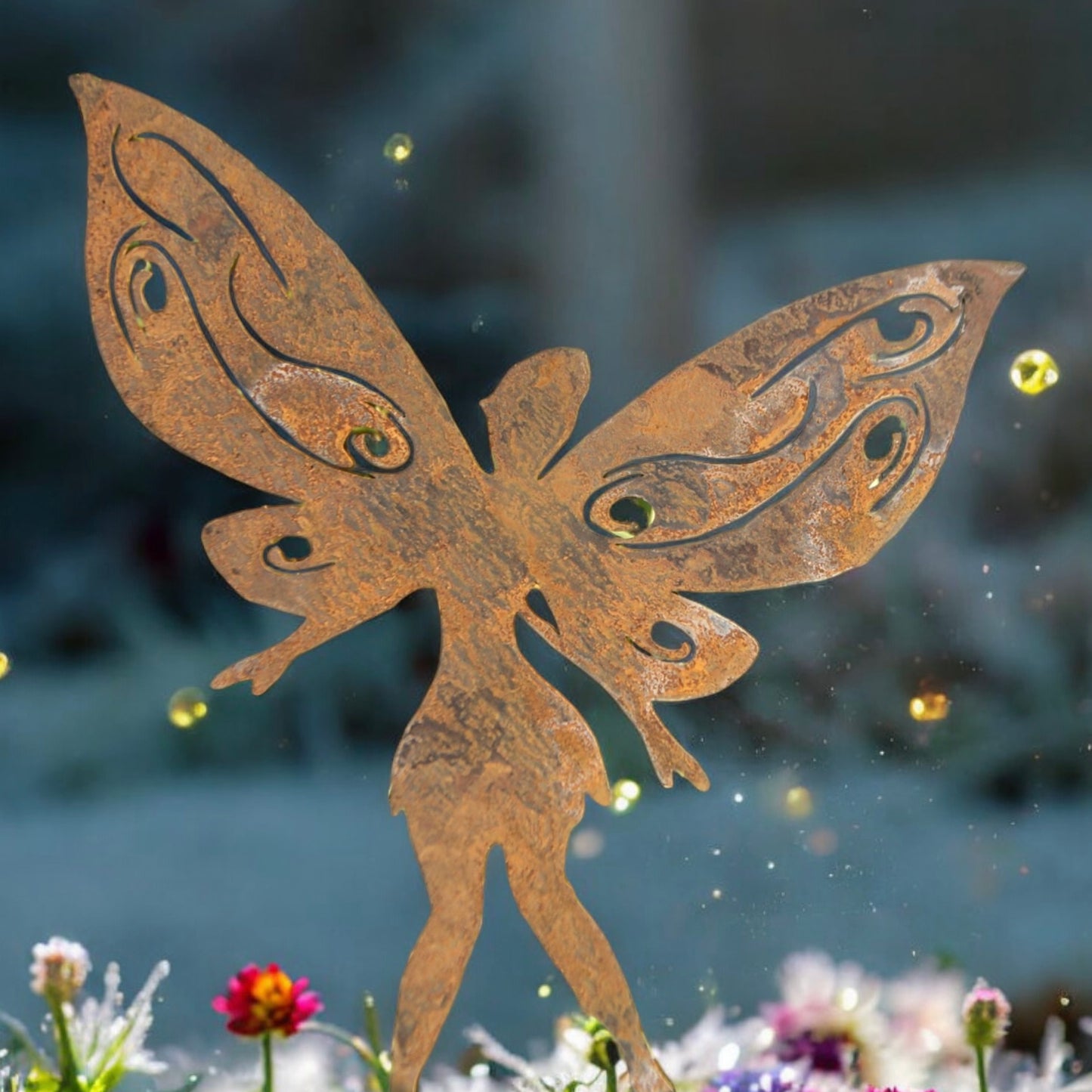 Metal Fairy Garden Stake from Fig and Rose.