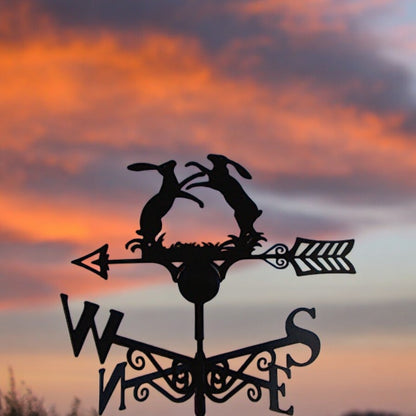 Boxing Hares Weathervane from Fig and Rose