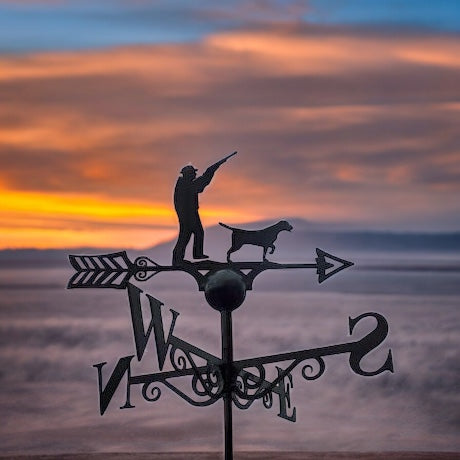 Shooter and Gun Dog Weathervane from Fig and Rose