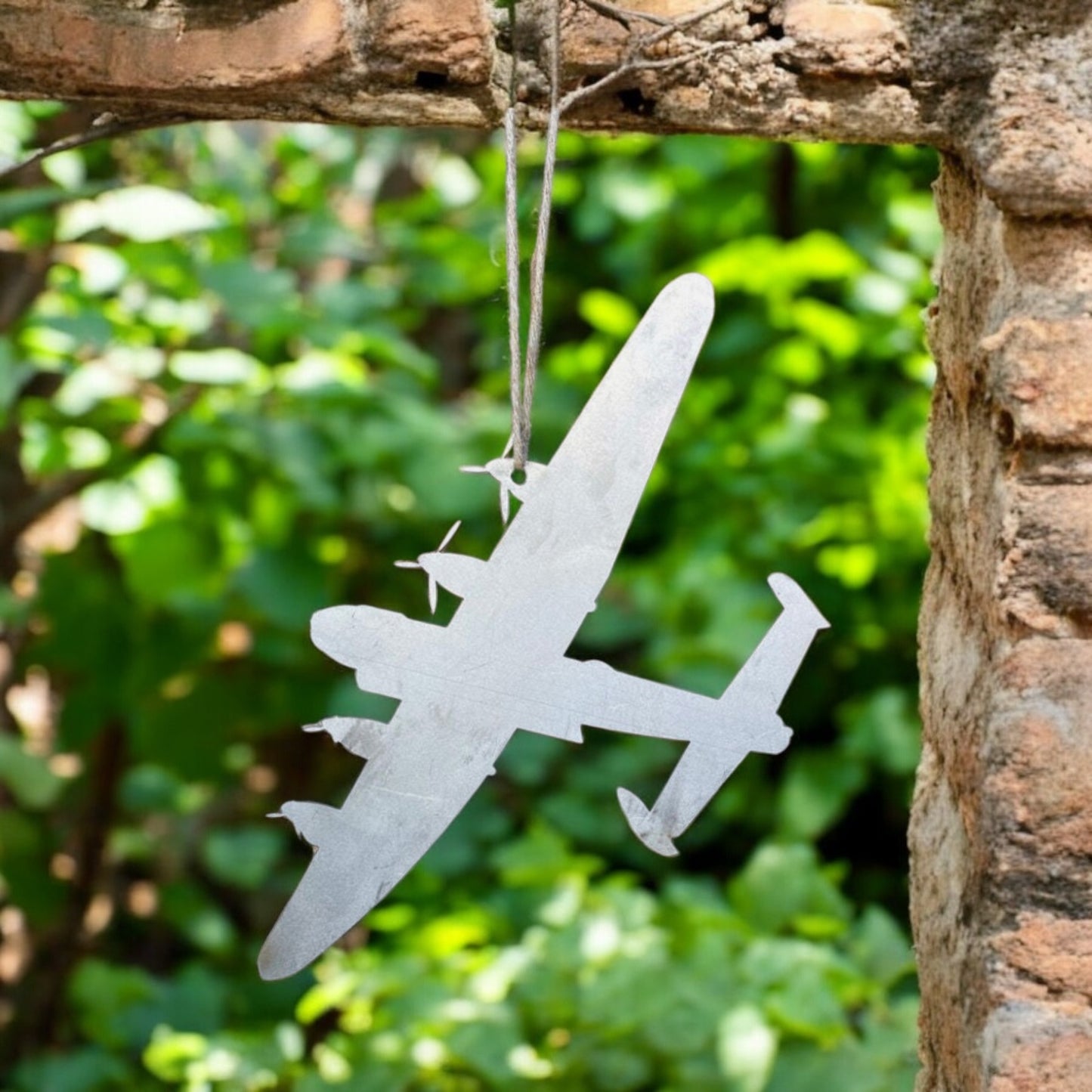 Lancaster Bomber Hanging Garden Art