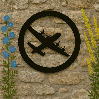Lancaster Metal Garden Plaque