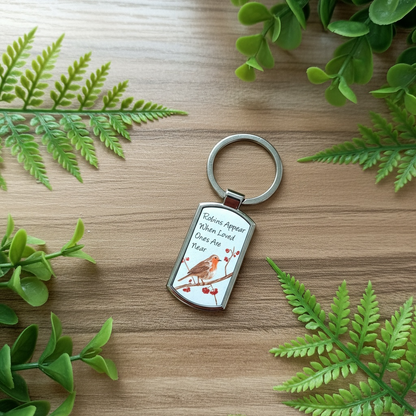 A Robin Keyring available to buy from Fig and Rose Home.