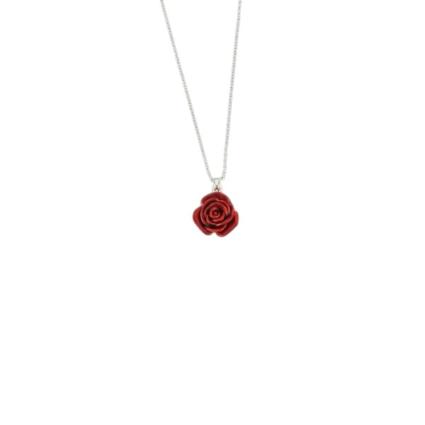 A Red Rose Necklace available to buy from Fig and Rose Home.