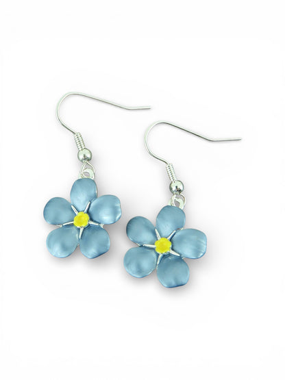 A Forget Me Not Dangly Earrings available to buy from Fig and Rose Home.