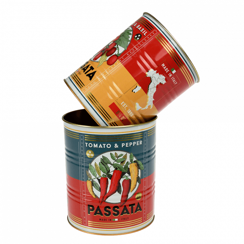 Passata Retro Storage Tins from Fig and Rose.