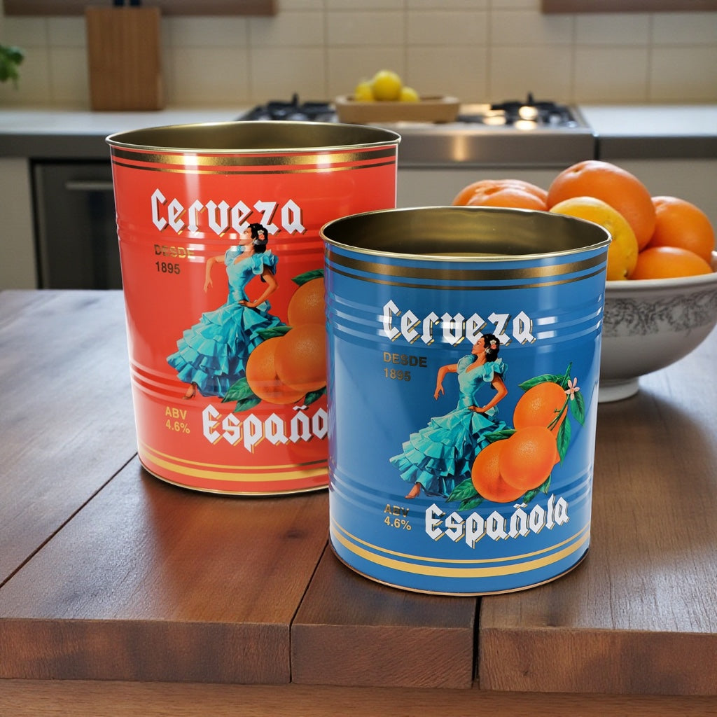 Española XL Retro Storage Tins – Set of 2