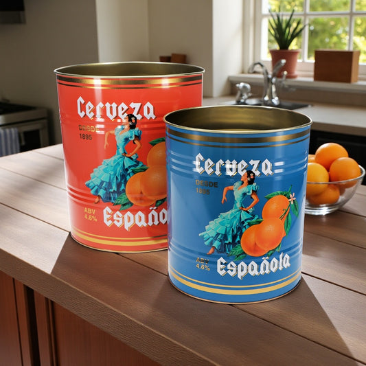 Española XL Retro Storage Tins – Set of 2
