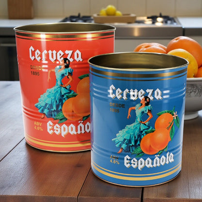 Española XL Retro Storage Tins – Set of 2