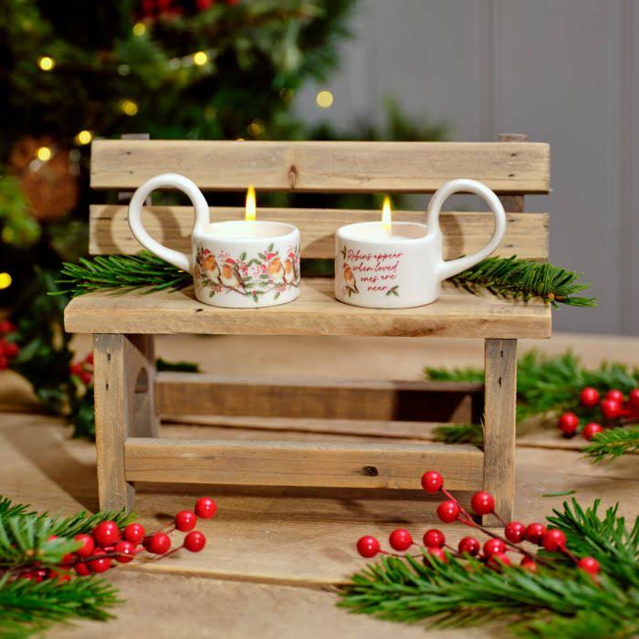 Robin Tealight Holders from fig and Rose