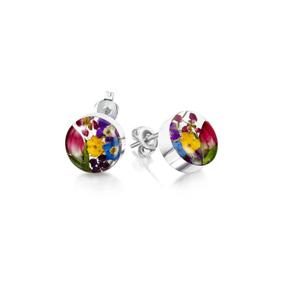 A Resin Flower Studs Earrings available to buy from Fig and Rose Home.
