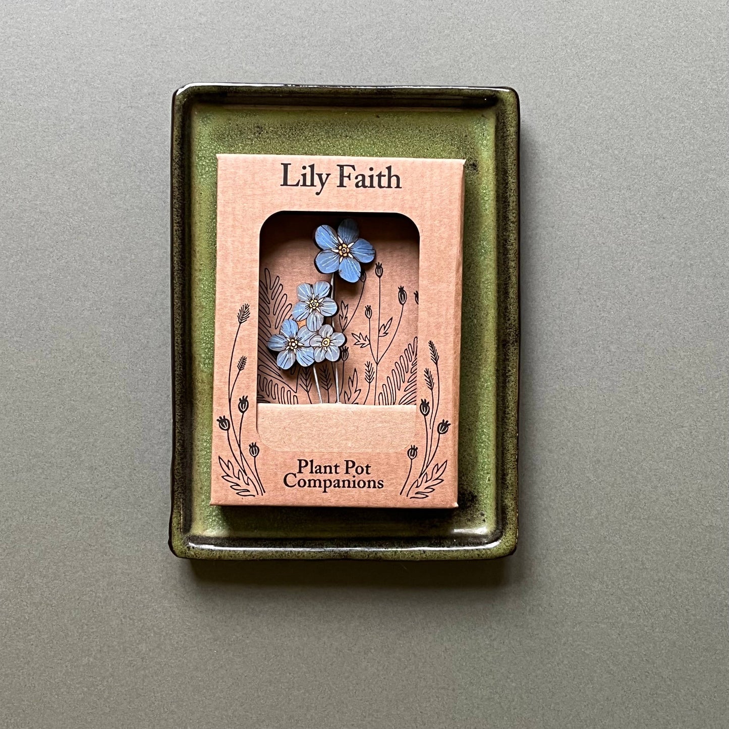 A Forget Me Not Plant Pot Companions available to buy from Fig and Rose Home.