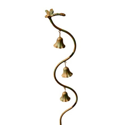 Dragonfly with Bells Garden Ornament