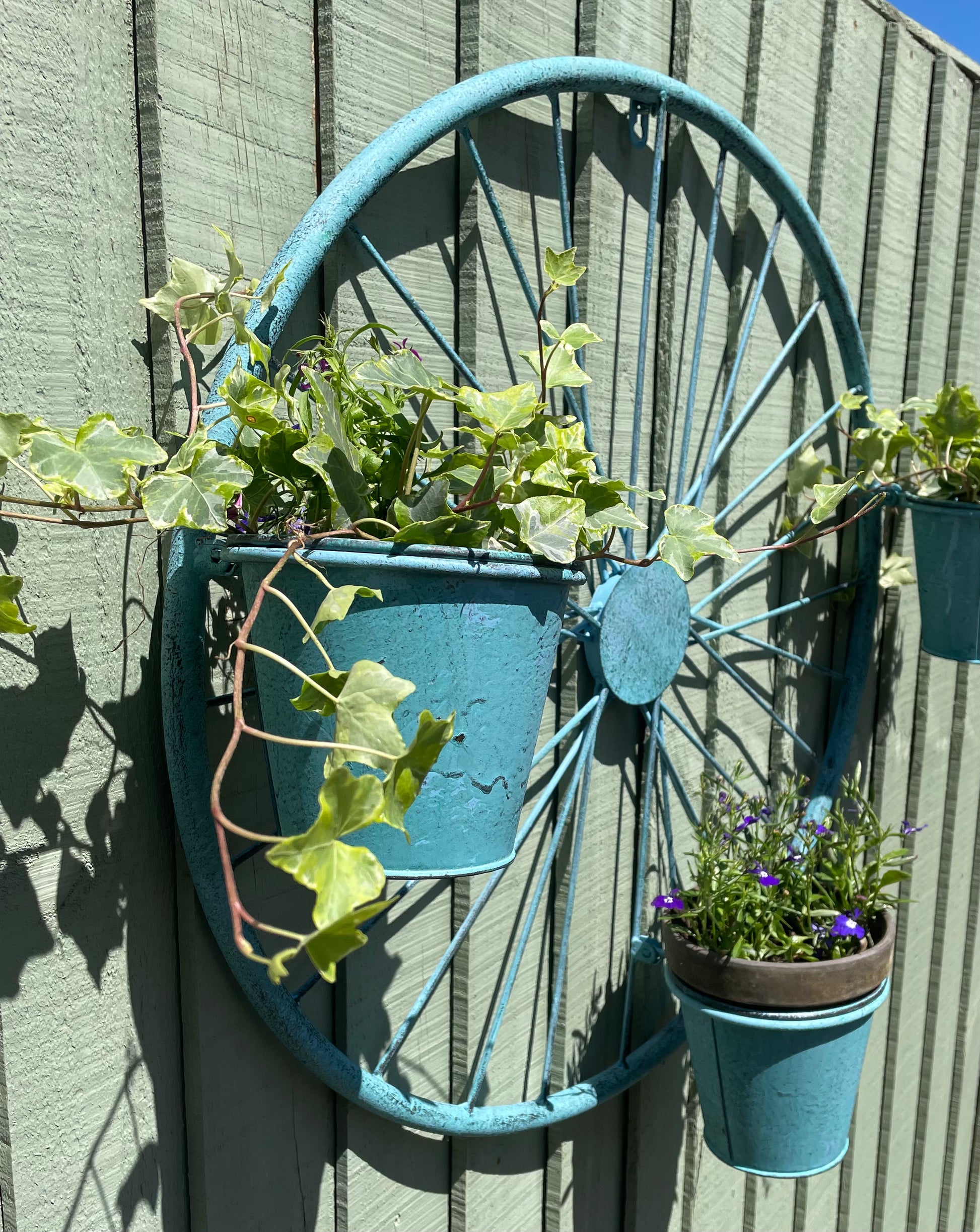 Bicycle Wheel Planter