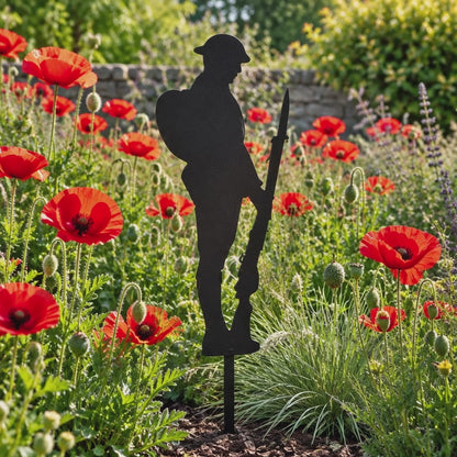 Metal Silent Soldier Silhouette