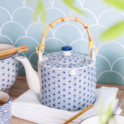 Sass & Belle Seigaiha Teapot from Fig and Rose