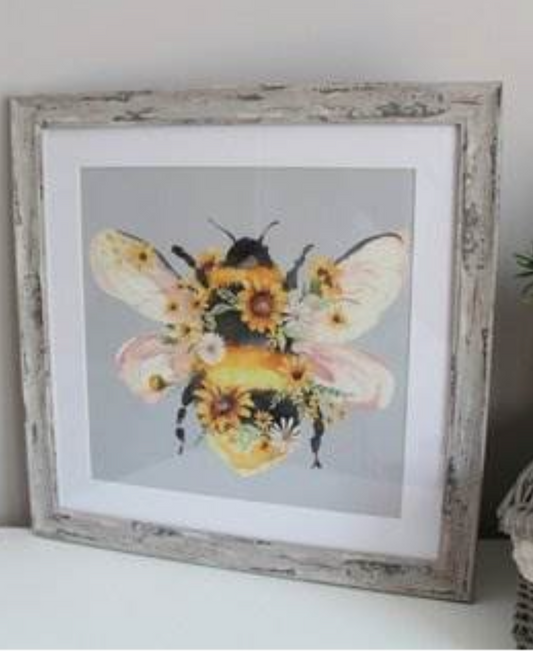 Bee Print Framed from Fig and Rose