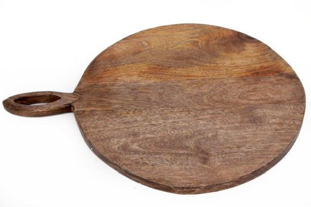 Circular chopping board from Fig and Rose. 