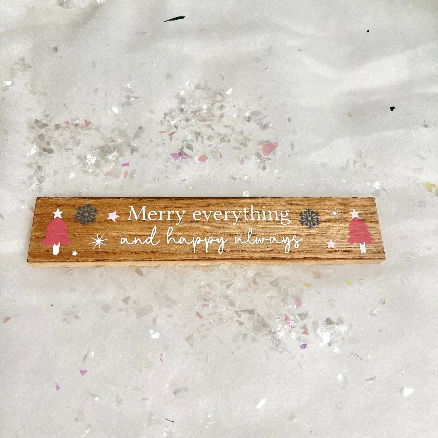 Christmas Wooden Plaques with Quotes