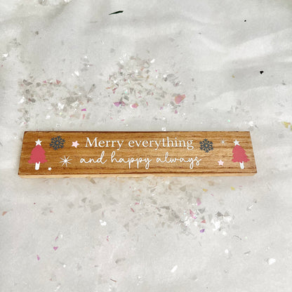 Christmas Wooden Plaques with Quotes