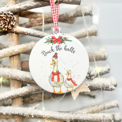 Duck Christmas Tree Decorations from Fig and Rose.