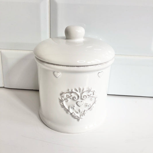 Ceramic Heart Jar